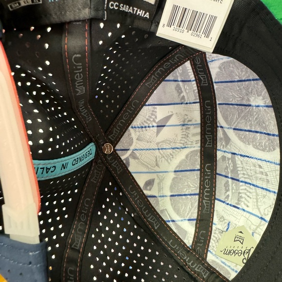 Melin x CC Sabathia Trenches Limited edition Hat Classic size with matching bag - Picture 6 of 17